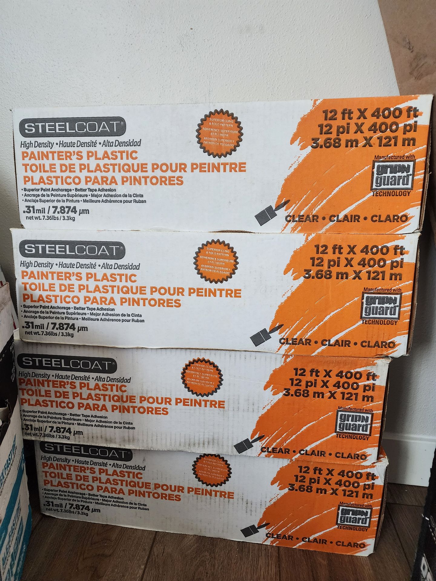 Painter’s Plastic 12 ft x 400 ft – NEW