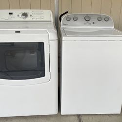 Whirlpool Washer And Maytag Electric Dryer Set Both Working 