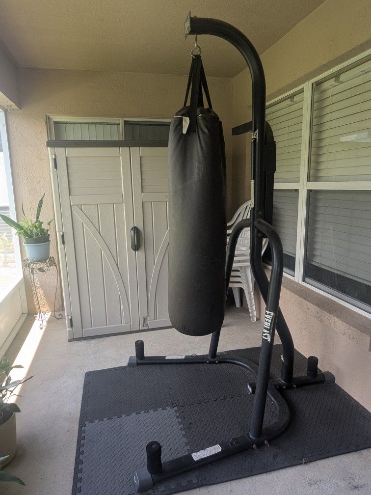 Everlast Punching Bag W/ Stand