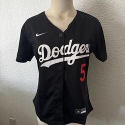 Womem’s World Series Freddie Freeman Black Dodgers Jersey