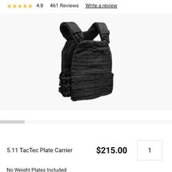 5.11 Tac Tec Plate Carrier  with Rogue Plates