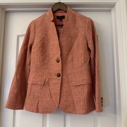 Talbots Wool-Blend Herringbone Blazer – Women’s Size 4