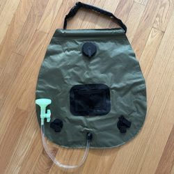 5 Gallon/20 Liters Solar Sun Portable Shower Bag With Temperature Gauge - Camping Hiking Backpacking Outdoors Beach 