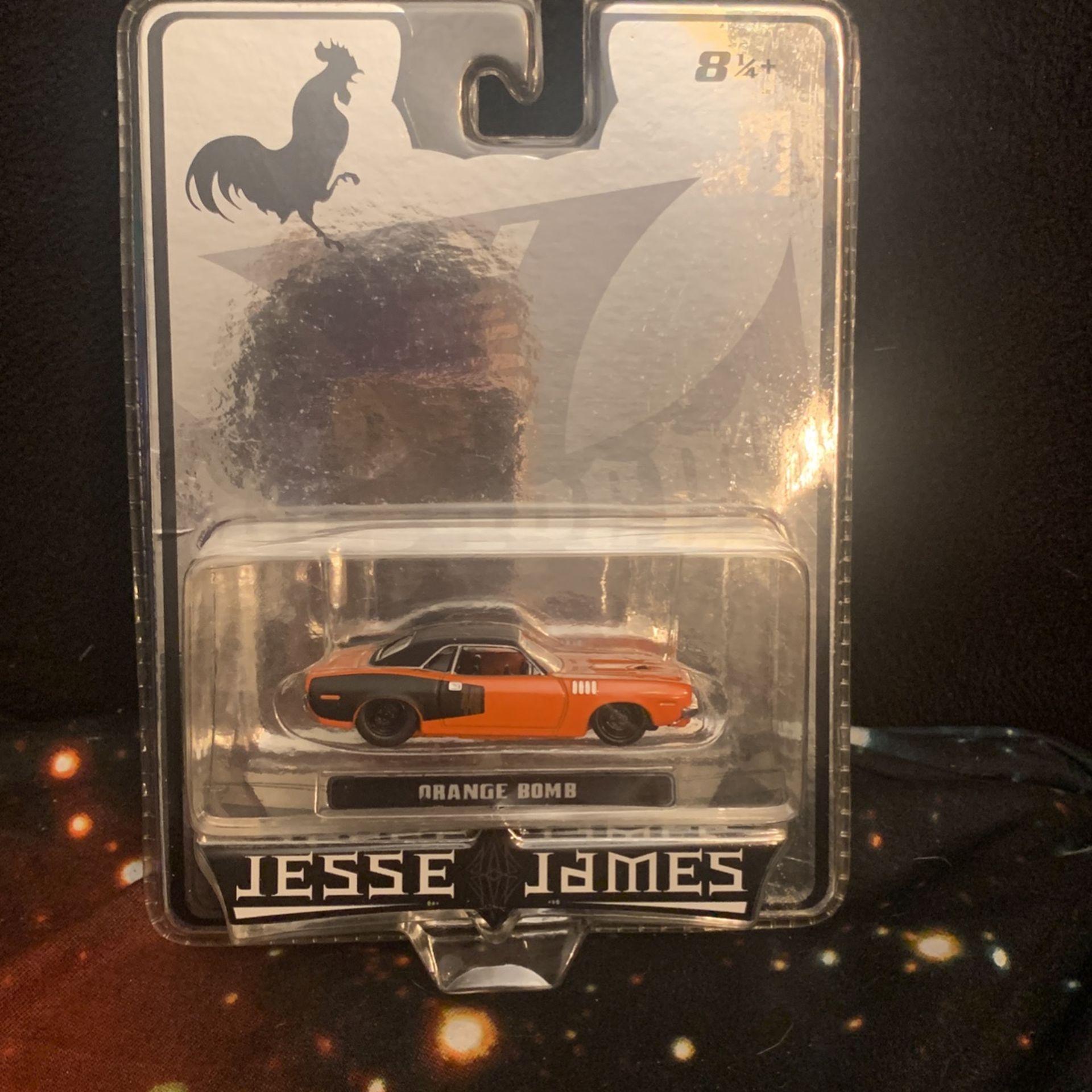 Jesse James West Coast Choppers Orange Bomb collectible toy car