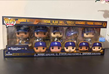 Dodgers World Series Funko Pop Set
