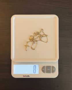 14k gold rosary