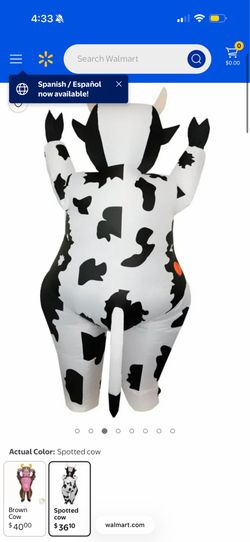 Cow costume