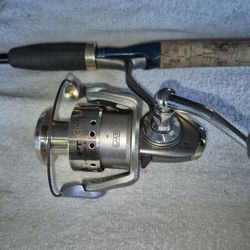 Quantum TiMAG III Spinning Reel & 6'6" Graphite Rod Combo