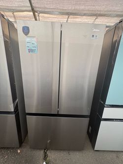 Midea Refrigerator In Stainless Steel