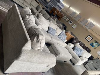 Fabric sofas set 3 pieces