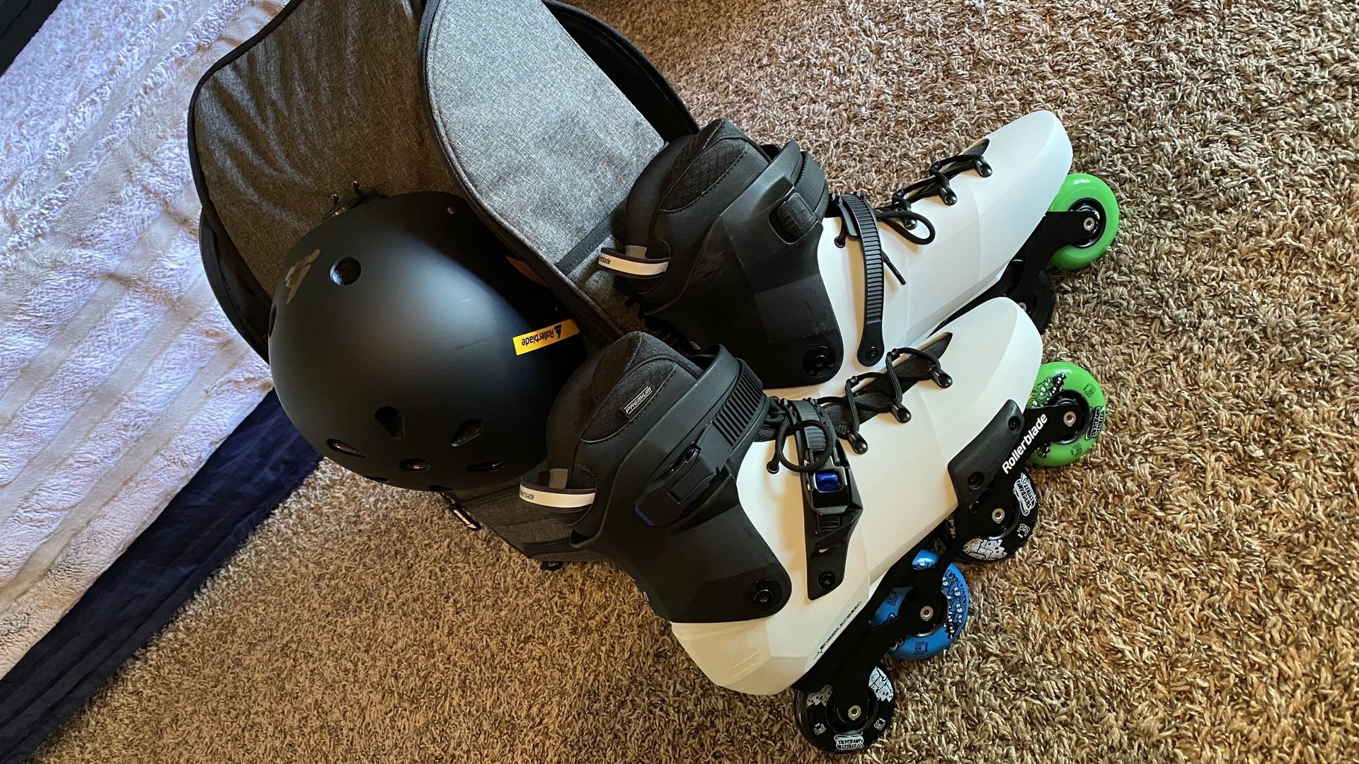 2020 Rollerblade Twister Edge X Skates Size 12 (fully Upgraded)