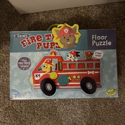 Pup Fire Truck Floor Puzzle 