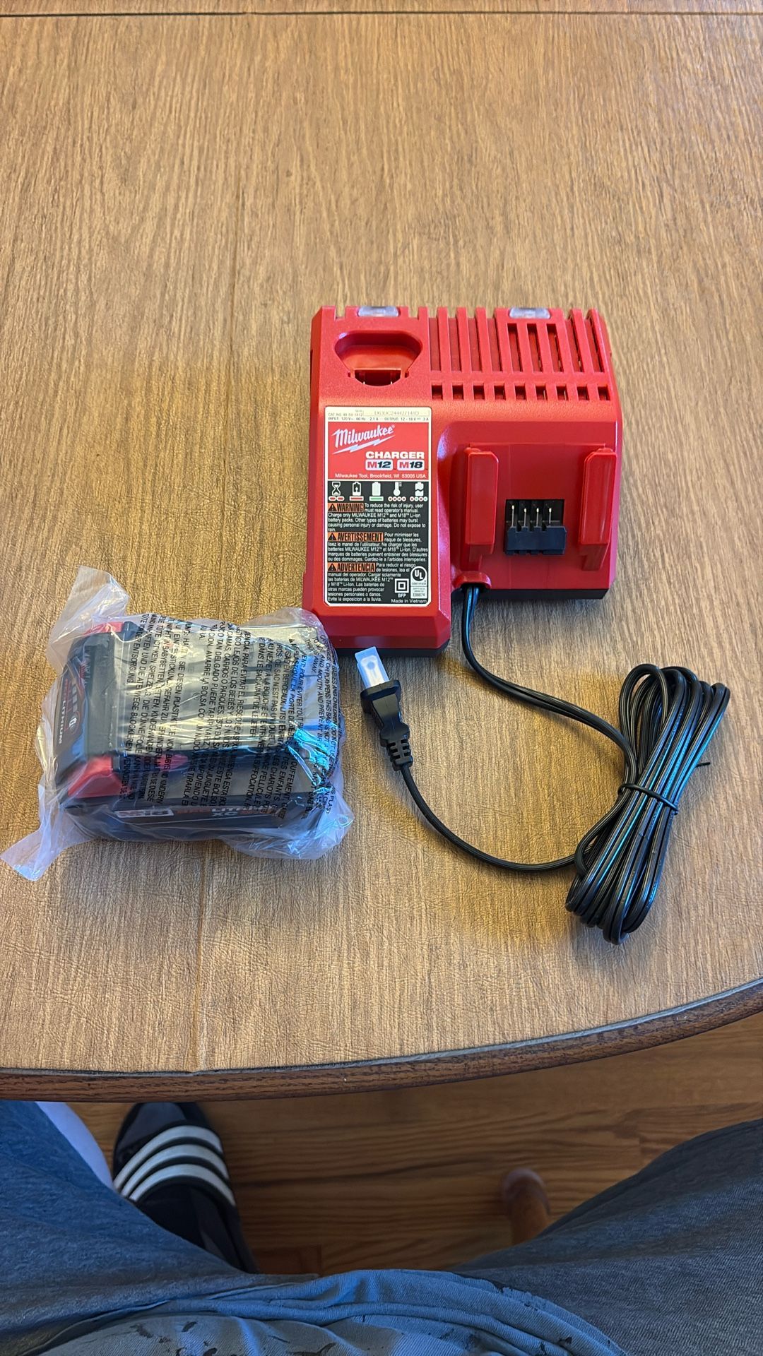Milwaukee  5.0 Battery And Charger 