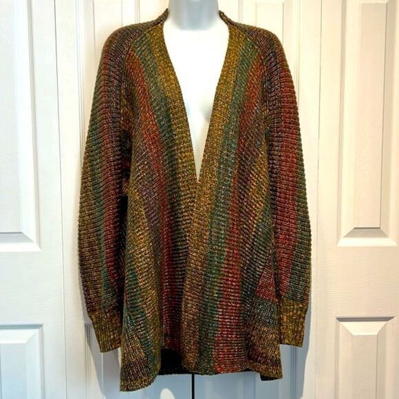 Mossimo Supply Co. Multicoloured Open Face Cardigan Size S