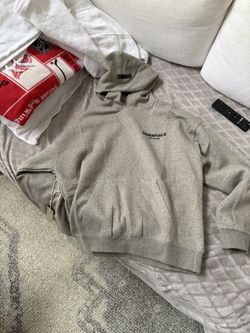 Essentials Dark Oatmeal Hoodie