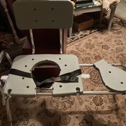HEAVY DUTY BATH/SHOWER/TOILET TRANSFER CHAIR