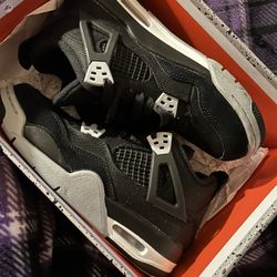 Black Retro Jordan 4s