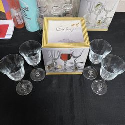 Glass Full 4 Cup Set 
