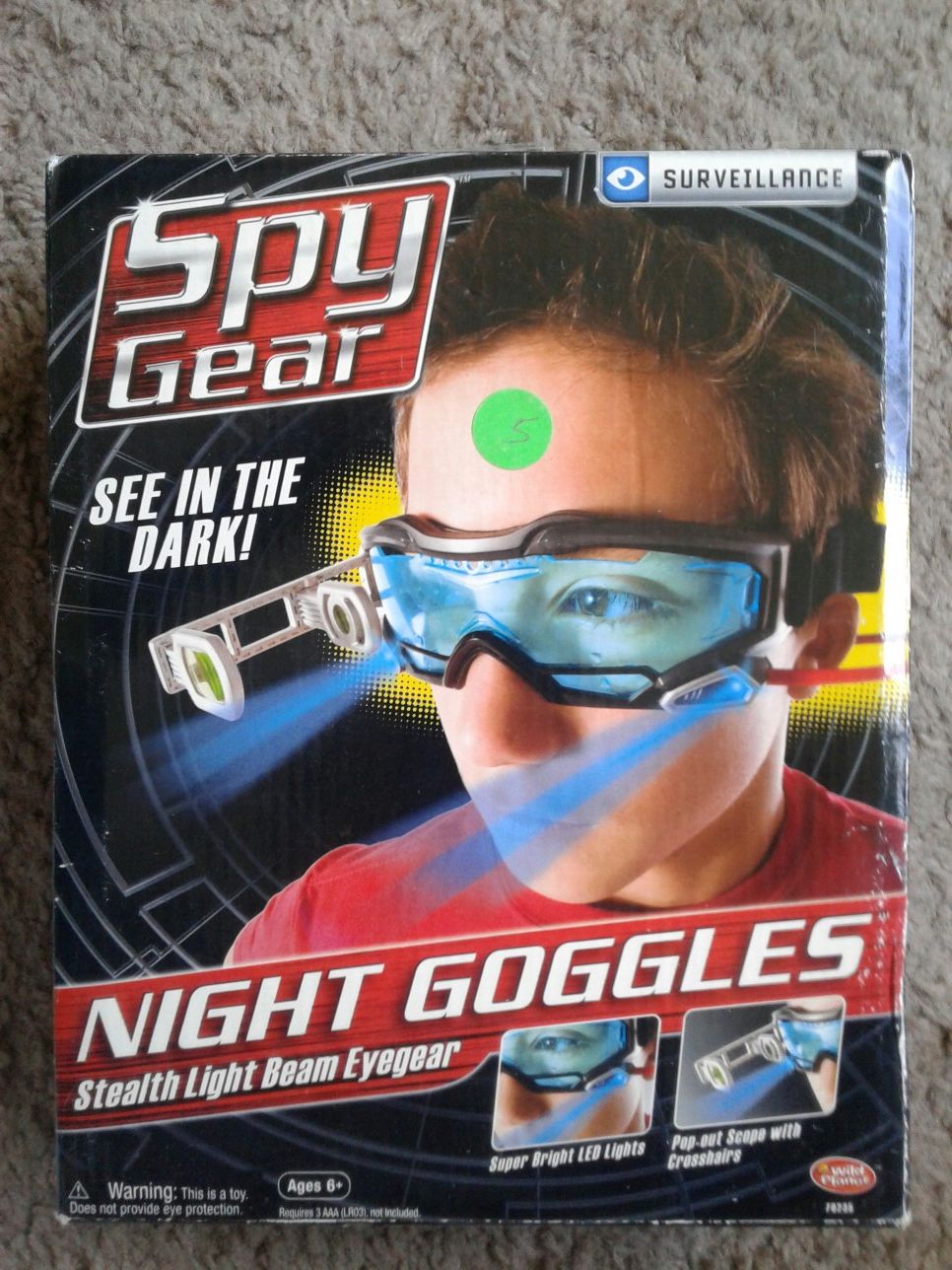 Spy gear toy chalk toy