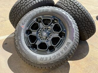 4x Ford Ranger Lariat 18" Sport OEM Black Wheels Tires Rims Bronco 255/65R18