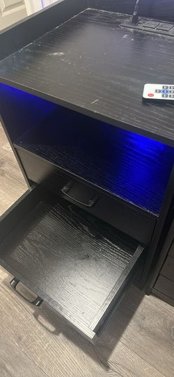 Set of Black Night Stands (used)