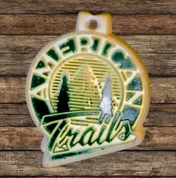 AMERICAN TRAILS KEY CHAIN/ KEY RING