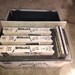 METALLICA BOX SET 1989 (Live Shit: Binge & Purge), Plus VHS  2 Of One , S&M