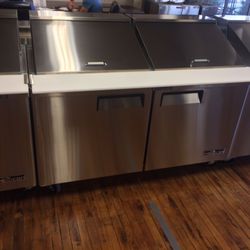 60” 5ft Sandwich Prep Table Food Prep Table Refrigerator