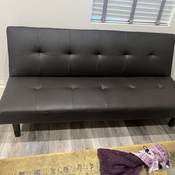 Wayfair Faux Leather Convertible Sofa