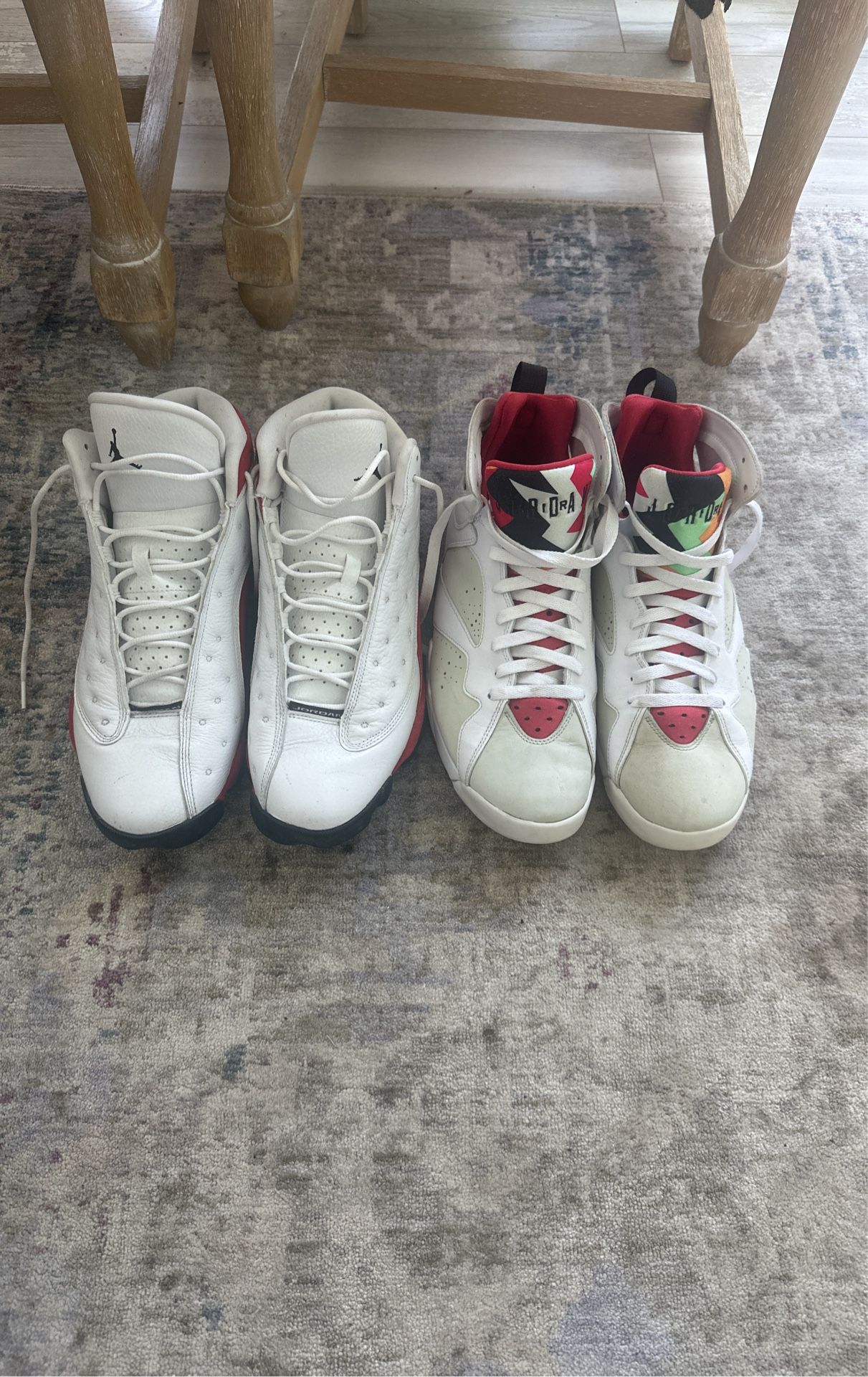 Jordan 13 - Cherry - Jordan 7 Hare-