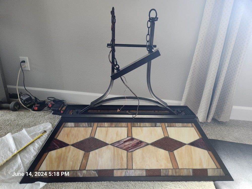 Rubbed Oil Bronze Pool Table Light Fixture