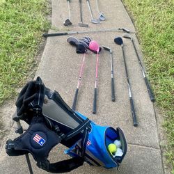 Golf Clubs with Bag