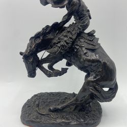 Frederic Remington Mini 9” “Rattlesnake” Statue 