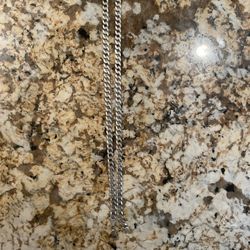 Silver Cuban Link Chain 