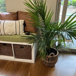 4 sets Of Foldable Storage Basket with Iron Wire Frame 