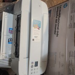 Brand New HP Deskjet 3772 Wireless Printer Coverage At Print Scan Copy And Web Open Up The Box To Make Sure It Still Work Then Packed Up In Storage