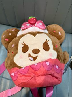 Disney Minnie Mouse Cupcake Plush Backpack