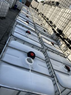 Totes IBC  330 Gallons. Metal Caged  275 Gallons 