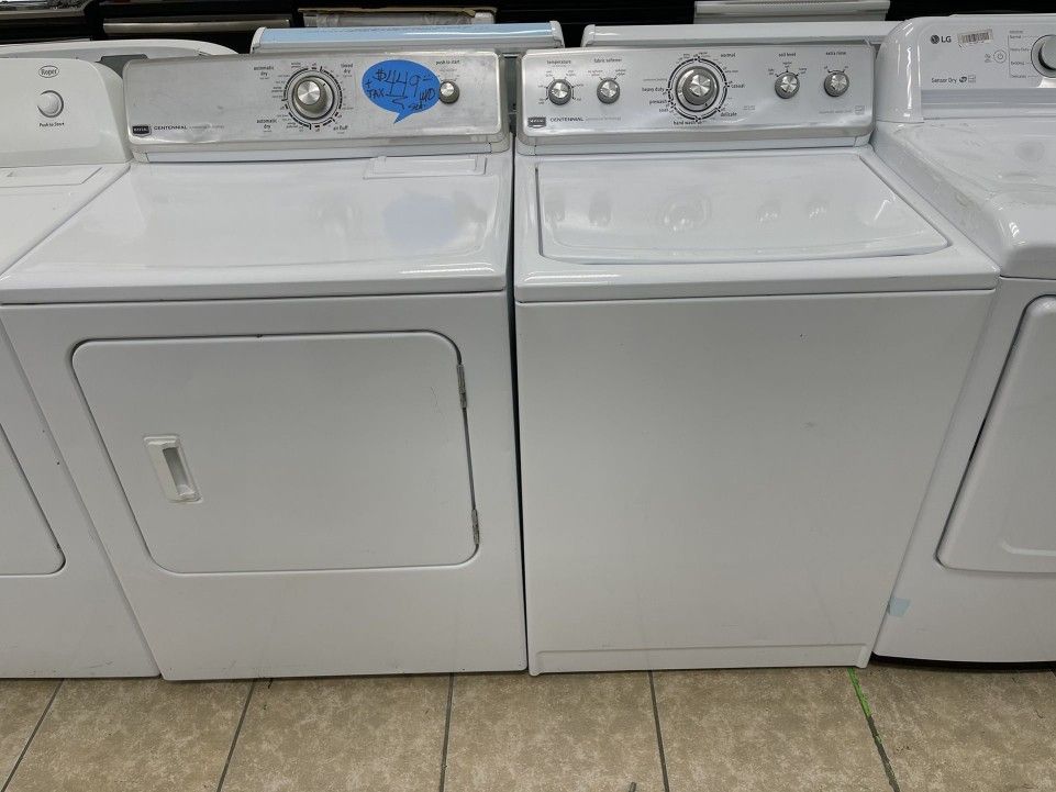 Maytag Centennial Top Loader Set Washer And Dryer