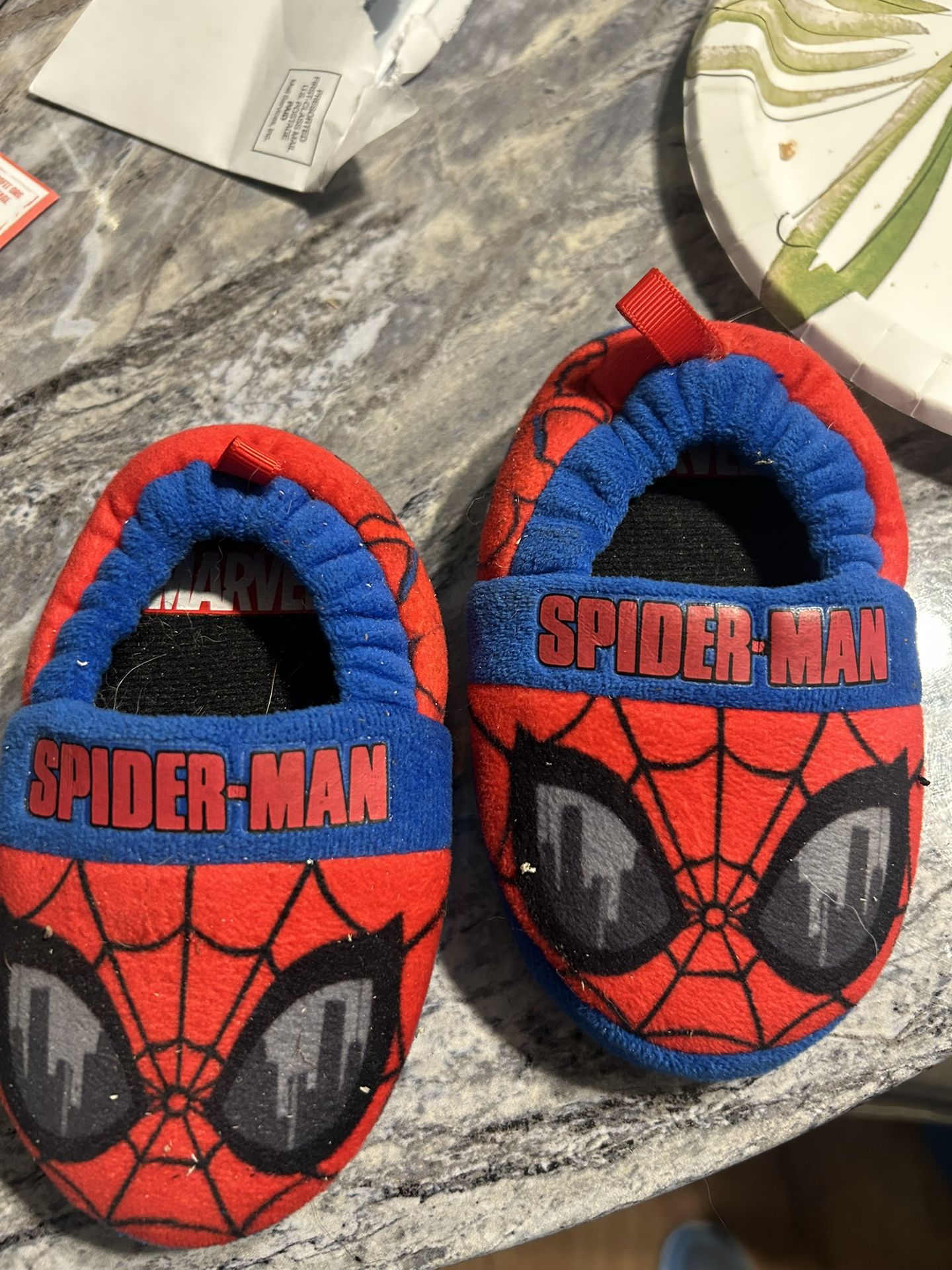 Spider-Man Slippers Size 5/6