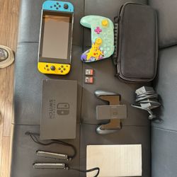 Nintendo Switch with accessories