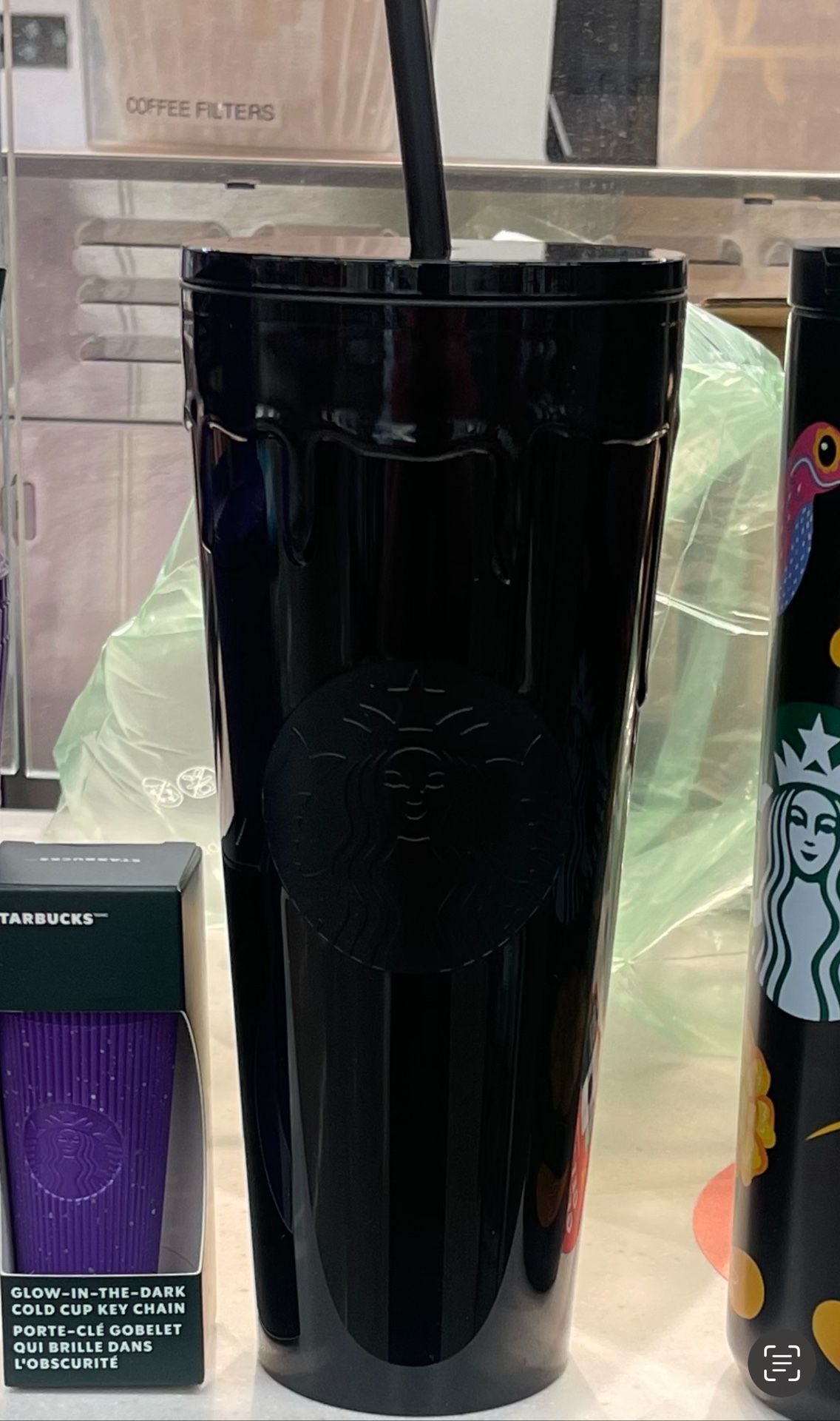 Black Starbucks Slime Cup