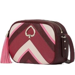 Kate Spade Kourtney Chevron Camera bag