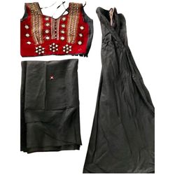 Black Indian Chanya Choli Kids Size 