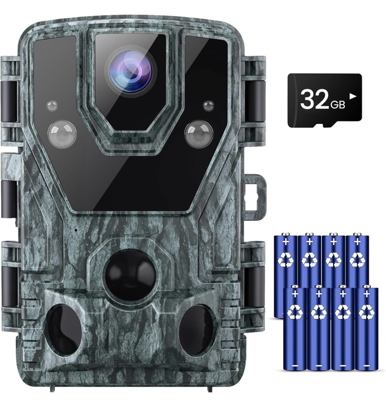 BRAND NEW IN BOX Punvoe Digital Wildlife Trail Camera 24MP 1080P Game Camera with No Glow Night Vision 0.2s Trigger Time Motion Activated Trail Cam Hu