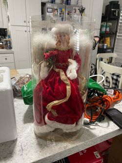 Christmas Angel Tree Topper Figurine