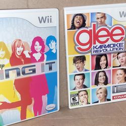 Nintendo wii glee sing it