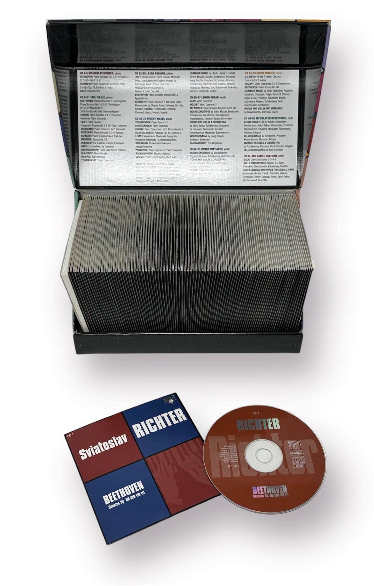 ⭐︎RUSSIAN LEGENDS 100 CD BOX Russian Legends “Legendary Russian Soloists of the 20th