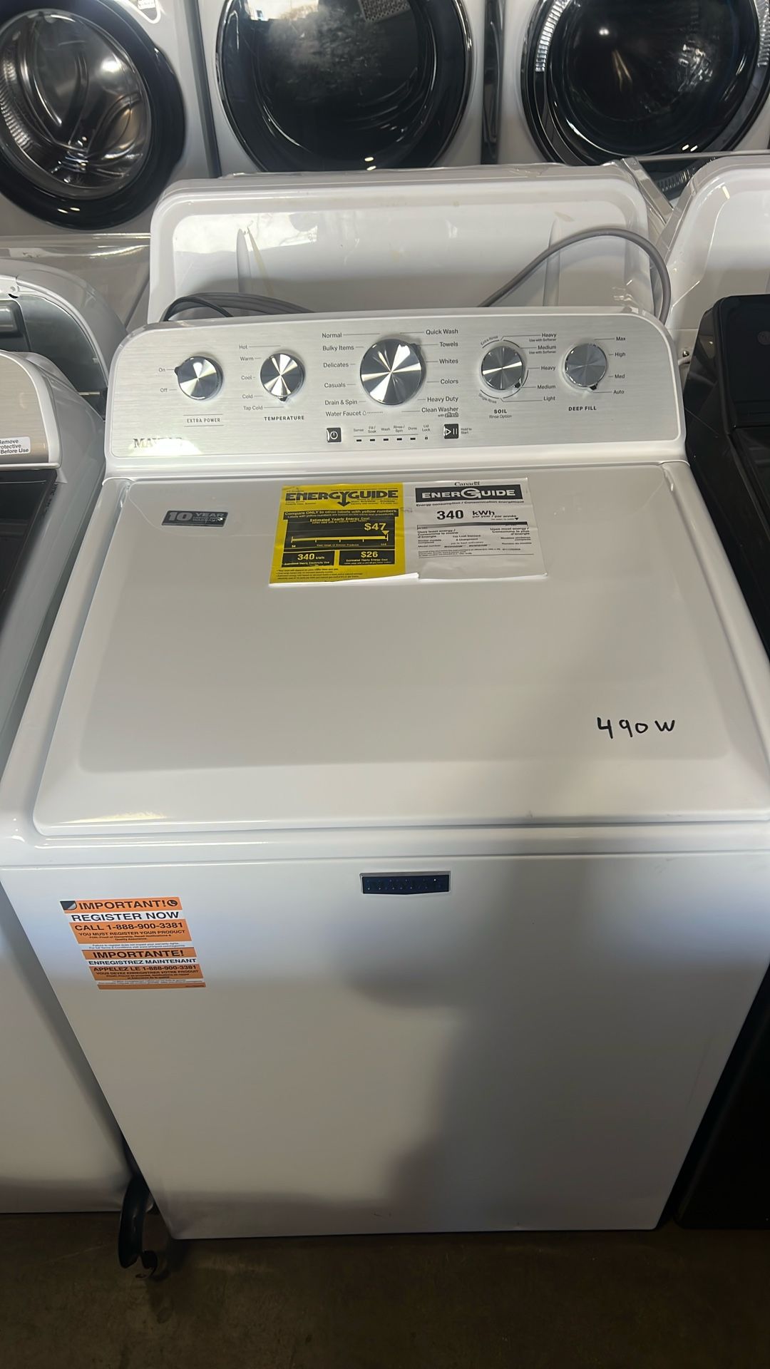 Maytag Top Load Washer - White