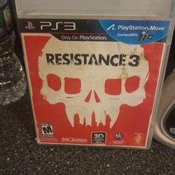 RESISTANCE 3 PS3 